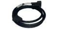 Cable Para HOS PT30 Pacific Track para ELD App con conector de panel Volvo cuadrado, Cable OBDII cuadrado negro de uso ligero