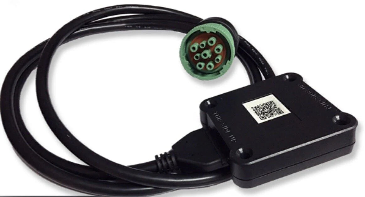 PT30 + Cable Combo - LogBook HOS ELD (9 pines verde se conecta a los puertos de 9 pines verdes y negros del vehículo)